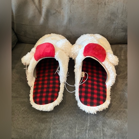 Slippers Women’s Christmas Bears, Size Large 8/9 NWT - Picture 3 of 5